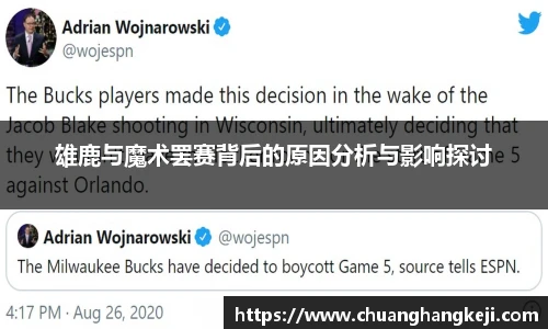 雄鹿与魔术罢赛背后的原因分析与影响探讨